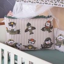 Kit Berço Americano 13 Pcs Almofadinhas Aviador