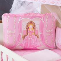 Kit Berço Americano 13 pcs para Bebê Menina Duquesa Kit Berço Americano 13 pcs para Bebê Menina Duquesa