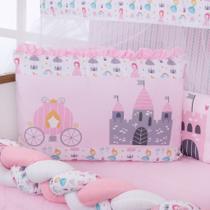 Kit Berço Americano 13 pcs para Bebê Menina Princesa Kit Berço Americano 13 pcs para Bebê Menina Princesa