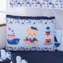 Kit Berço Americano 13 pcs para Bebê Menino Marinheiro