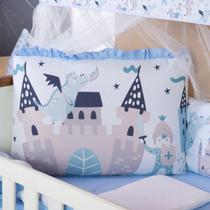 Kit Berço Americano Com Almofadinhas 13 Peças - Príncipe