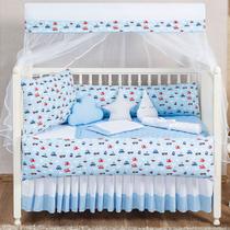 Kit Berço Americano Completo Estampado Carrinho 13 peças Kit Berço Americano Completo Estampado Carrinho 13 peças