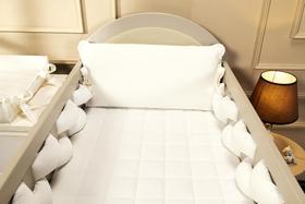 Kit Berço Americano de Trança Exclusivo Waffle 100% Algodão - 08 Peças