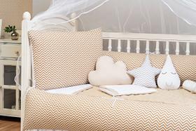 Kit Berço Americano Estampado Chevron 8 Pcs Kit Berço Americano Estampado Chevron 8 Pcs