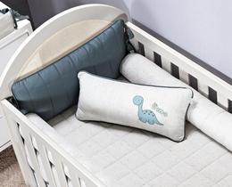 Kit Berço Americano Exclusivo Dinosaur 100% Algodão - 09 peças Kit Berço Americano Exclusivo Dinosaur 100% Algodão - 09 peças