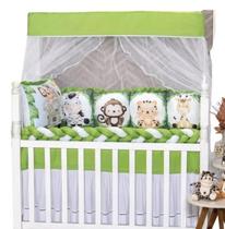 Kit Berço Completo 13 Peças 100 Algodão Luxo