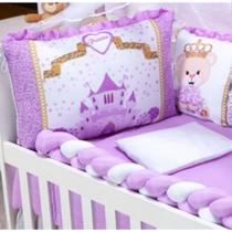 Kit Berço de Menina 12 Peças Padrão Americano-293CLI - Luck Baby
