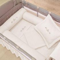 Kit Berço Desmontável 8 Peças Palha Medium Arabesco Kit Berço Desmontável 8 Peças Palha Medium Arabesco