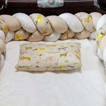 Kit Berço Desmontável Trança Baby 5 Peças Menino e Menina