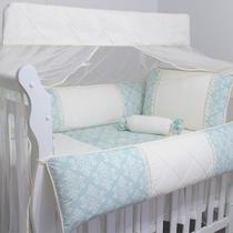 Kit Berço Guipir 09 peças - Provençal Verde