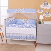 Kit Berço Imperial Trança Com 11 Peças Americano e Nacional Perfeito - Beca Baby