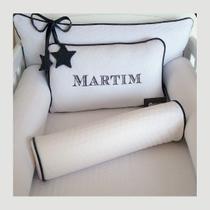 Kit Berço Malha Matelassada 6 peças