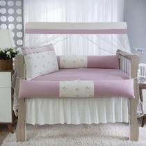 Kit Berço Menina Americano Completo Luxo 9 Peças Oferta