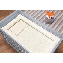 Kit Berço Rolinho Estampado 7 Peças Batistela Baby - Triângulo Colorido