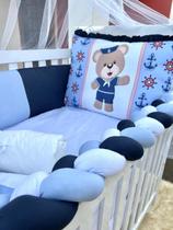 Kit berço urso marinheiro 10 peças