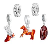 Kit Berloques Cowboy Country Agro em Prata 925