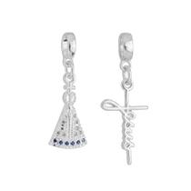 Kit Berloques Nossa Senhora e Jesus Banhado a Prata 925 Kit Berloques Nossa Senhora e Jesus Banhado a Prata 925