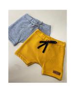 Kit Bermudas Marlan Mostarda e Cinza Tam M