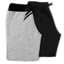 Kit Bermudas Shorts Plus Size Grande Masculinas Lisa Veste Até G5 Corrida