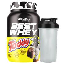 Kit Best Whey Isolado Toddy 900g Coqueteleira Atlhetica Kit Best Whey Isolado Toddy 900g Coqueteleira Atlhetica