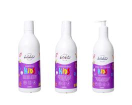 Kit betobita kids shampoo condiciona creme hidratação hair
