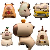 kit bexigas balões capivara metalizado festa infantil 6 unidades kit bexigas balões capivara metalizado festa infantil 6 unidades