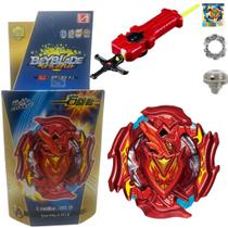 Kit Beyblade Burst Com Lançador Valkyrie Spriggan Modelos