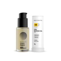 Kit Beyoung Dupla 1 Studio Primer e 1 Stick Incolor FPS 80