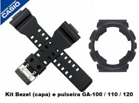 Kit Bezel e Pulseira Casio G-Shock GA-100 GA-110 GA-120 10347688 10358741 Original