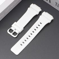 Kit Bezel + Pulseira Poolsy Compatível com Casio W-735h, Aq-s810w ,w-736h, Aeq-110