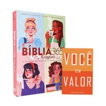 Kit Bíblia 365 para Corajosas NVT + Você tem Valor