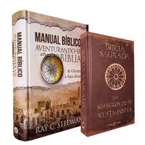 Kit - Bíblia com Símbolos de Fé Westminster NVI - Retrô + Manual Bíblico - Ray C. Stedman Capa Dura