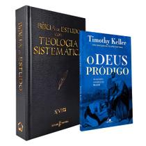 Kit Bíblia de Estudo com Teologia Sistemática NVI + O Deus Pródigo