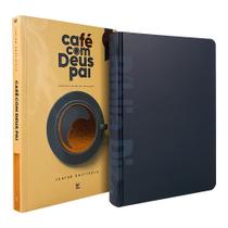 Kit Bíblia de Estudo Diz NAA Sticker + Devocional Café com Deus Pai
