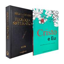 Kit Bíblia de Estudo Teologia Sistemática NVI + Cristo e Eu - Discipulado