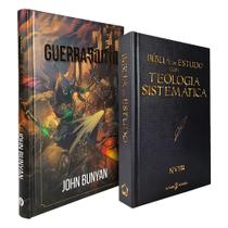 Kit Bíblia de Estudo Teologia Sistemática NVI + Guerra Santa Capa Dura Ilustrado