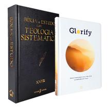 Kit Bíblia de Estudos com Teologia Sistemática NVI + Devocional Glorify