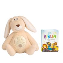 Kit Bíblia dos Pequeninos Ilustrada + Coelho de Pelúcia com Músicas Suaves e Projeção Especial Páscoa Kit Bíblia dos Pequeninos Ilustrada + Coelho de Pelúcia com Músicas Suaves e Projeção Especial Páscoa