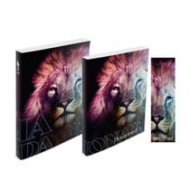 Kit Biblia Leão NEON - Brochura - NTLH + Devocional 1 - Brochura + Marca Páginas - BOOK7
