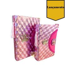 Kit Biblia Sagrada Mãe e Filha Letra Gigante com Caneta e Harpa