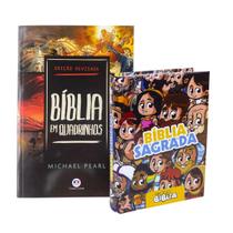 KIT BÍBLIA SAGRADA TURMA DA BÍBLIA NTLH e BÍBLIA EM QUADRINHOS para crianças e adolescentes KIT BÍBLIA SAGRADA TURMA DA BÍBLIA NTLH e BÍBLIA EM QUADRINHOS para crianças e adolescentes