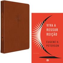Kit Bíblia Slim Filament NVT Cor Marrom + Livro Viva a Ressureição Eugene H. Peterson Mundo Cristão Kit Bíblia Slim Filament NVT Cor Marrom + Livro Viva a Ressureição Eugene H. Peterson Mundo Cristão