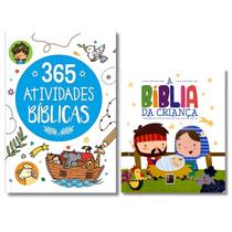 Kit Bíblico: 365 Atividades Bíblicas + A Bíblia Da Criança - Didático - Ensinamentos