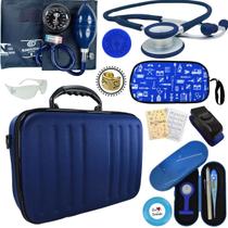 Kit Bic Completo Estetoscopio Luxo Estagio Top Promoção