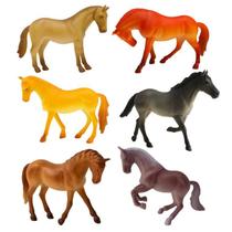 Kit Bichos Cavalo Pacote Variados C/ 6 Unidades Grande Kit Bichos Cavalo Pacote Variados C/ 6 Unidades Grande