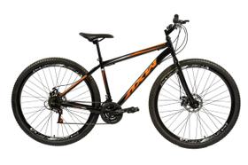 Kit bicicleta desmontado aro 29 quadro aço carbono 21v freios a disco