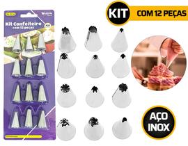Kit Bico 12 Peças Para Confeiteiro Kit Bico 12 Peças Para Confeiteiro