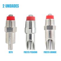 Kit Bico Bebedouro Chupeta Automático Porco Suíno Inox Resistente 1UN 2UN 4UN Kit Bico Bebedouro Chupeta Automático Porco Suíno Inox Resistente 1UN 2UN 4UN