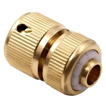 Kit Bico Conector de Torneira 3/4 conversor de 1/2 + Engate Rápido para Mangueira 1/2 Latão