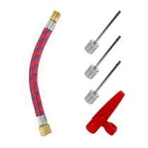 Kit Bico de Bomba 5 Peças Adaptador Agulhas Bolas Pneus Infláveis - WE COMPANY